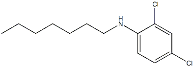 2,4-dichloro-N-heptylaniline Struktur