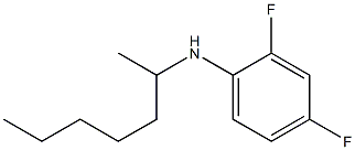 2,4-difluoro-N-(heptan-2-yl)aniline Struktur