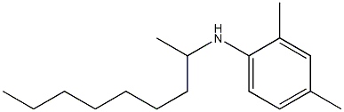 2,4-dimethyl-N-(nonan-2-yl)aniline Struktur