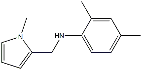 2,4-dimethyl-N-[(1-methyl-1H-pyrrol-2-yl)methyl]aniline Struktur