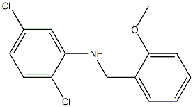 2,5-dichloro-N-[(2-methoxyphenyl)methyl]aniline Struktur