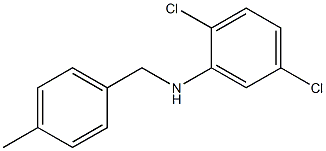 2,5-dichloro-N-[(4-methylphenyl)methyl]aniline Struktur