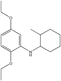 2,5-diethoxy-N-(2-methylcyclohexyl)aniline Struktur