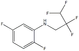 2,5-difluoro-N-(2,2,3,3-tetrafluoropropyl)aniline Struktur