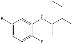 2,5-difluoro-N-(3-methylpentan-2-yl)aniline Struktur