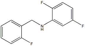 2,5-difluoro-N-[(2-fluorophenyl)methyl]aniline Struktur