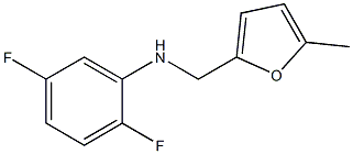 2,5-difluoro-N-[(5-methylfuran-2-yl)methyl]aniline Struktur