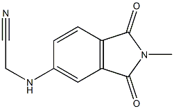 2-[(2-methyl-1,3-dioxo-2,3-dihydro-1H-isoindol-5-yl)amino]acetonitrile Struktur