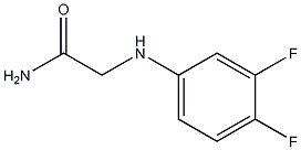 2-[(3,4-difluorophenyl)amino]acetamide Struktur