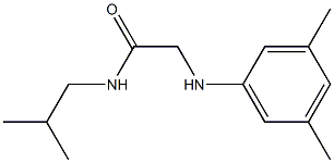 2-[(3,5-dimethylphenyl)amino]-N-(2-methylpropyl)acetamide Struktur