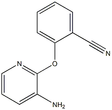 2-[(3-aminopyridin-2-yl)oxy]benzonitrile Struktur