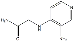 2-[(3-aminopyridin-4-yl)amino]acetamide Struktur