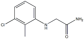 2-[(3-chloro-2-methylphenyl)amino]acetamide Struktur