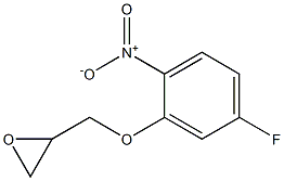 2-[(5-fluoro-2-nitrophenoxy)methyl]oxirane Struktur