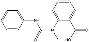 2-[(anilinocarbonyl)(methyl)amino]benzoic acid Struktur