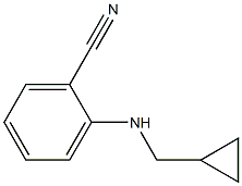 2-[(cyclopropylmethyl)amino]benzonitrile Struktur