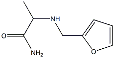 2-[(furan-2-ylmethyl)amino]propanamide Struktur