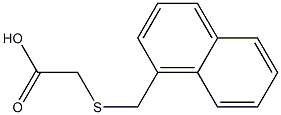 2-[(naphthalen-1-ylmethyl)sulfanyl]acetic acid Struktur