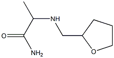 2-[(oxolan-2-ylmethyl)amino]propanamide Struktur