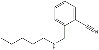 2-[(pentylamino)methyl]benzonitrile Struktur