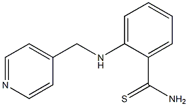 2-[(pyridin-4-ylmethyl)amino]benzene-1-carbothioamide Struktur