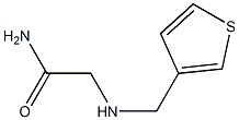 2-[(thien-3-ylmethyl)amino]acetamide Struktur