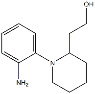 2-[1-(2-aminophenyl)piperidin-2-yl]ethanol Struktur