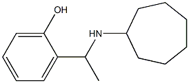 2-[1-(cycloheptylamino)ethyl]phenol Struktur