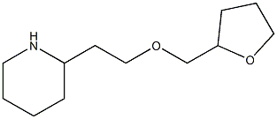 2-[2-(oxolan-2-ylmethoxy)ethyl]piperidine Struktur