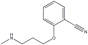 2-[3-(methylamino)propoxy]benzonitrile Struktur