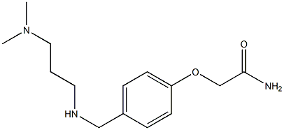 2-[4-({[3-(dimethylamino)propyl]amino}methyl)phenoxy]acetamide Struktur