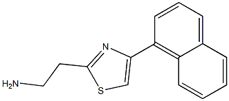 2-[4-(1-naphthyl)-1,3-thiazol-2-yl]ethanamine Struktur