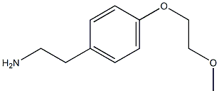 2-[4-(2-methoxyethoxy)phenyl]ethan-1-amine Struktur