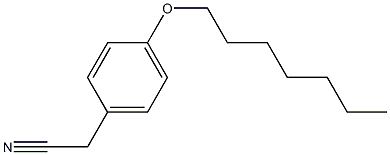 2-[4-(heptyloxy)phenyl]acetonitrile Struktur