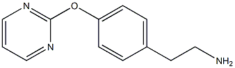 2-[4-(pyrimidin-2-yloxy)phenyl]ethanamine Struktur