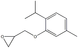 2-[5-methyl-2-(propan-2-yl)phenoxymethyl]oxirane Struktur