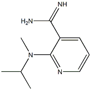 2-[isopropyl(methyl)amino]pyridine-3-carboximidamide Struktur