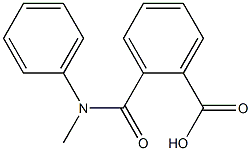 2-[methyl(phenyl)carbamoyl]benzoic acid Struktur