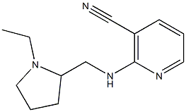 2-{[(1-ethylpyrrolidin-2-yl)methyl]amino}nicotinonitrile Struktur