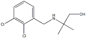 2-{[(2,3-dichlorophenyl)methyl]amino}-2-methylpropan-1-ol Struktur