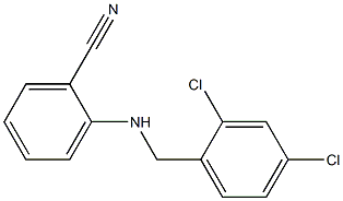 2-{[(2,4-dichlorophenyl)methyl]amino}benzonitrile Struktur