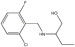 2-{[(2-chloro-6-fluorophenyl)methyl]amino}butan-1-ol Struktur