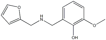 2-{[(2-furylmethyl)amino]methyl}-6-methoxyphenol Struktur