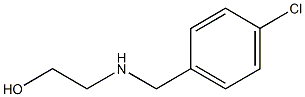 2-{[(4-chlorophenyl)methyl]amino}ethan-1-ol Struktur