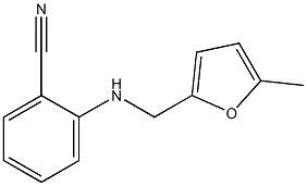 2-{[(5-methylfuran-2-yl)methyl]amino}benzonitrile Struktur