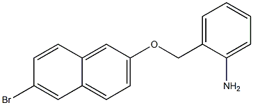 2-{[(6-bromonaphthalen-2-yl)oxy]methyl}aniline Struktur