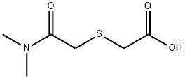 2-{[(dimethylcarbamoyl)methyl]sulfanyl}acetic acid Struktur