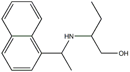 2-{[1-(naphthalen-1-yl)ethyl]amino}butan-1-ol Struktur