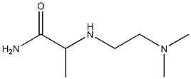 2-{[2-(dimethylamino)ethyl]amino}propanamide Struktur