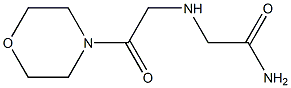 2-{[2-(morpholin-4-yl)-2-oxoethyl]amino}acetamide Struktur